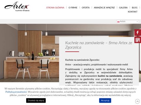 Artex-kuchnie.pl - zabudowy wnętrz Zgorzelec