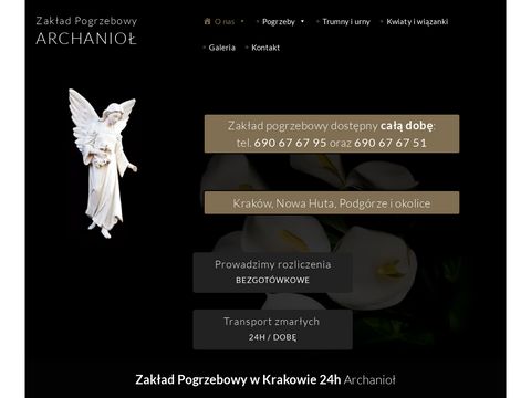 Archaniol.com.pl zakład pogrzebowy Kraków