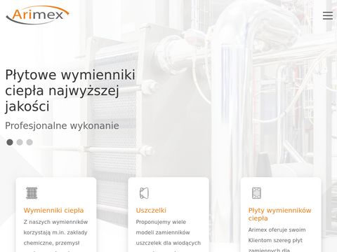 Arimex.pl - płytowe wymienniki ciepła