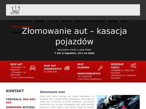Auto-kurek.pl - kasacja pojazdów Włocławek