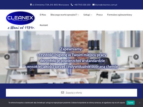 leanex.com.pl - sprzątanie biur Warszawa