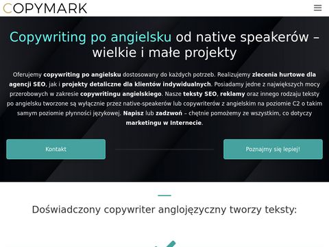 Copymark.eu copywriter