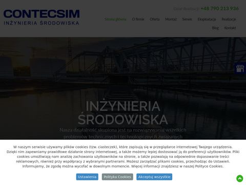 Contecsim.pl - serwis pompowni ścieków