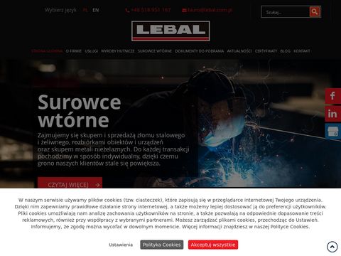 Lebal.com.pl - ceny złomu Rogoźno
