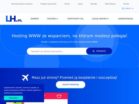 LH.pl - poczta i hosting stron www