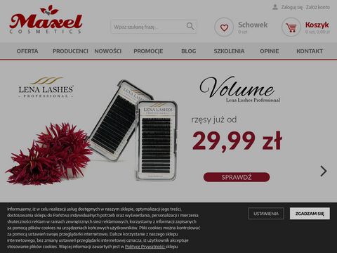 Maxel-cosmetics.pl - hurtownia kosmetyczna online