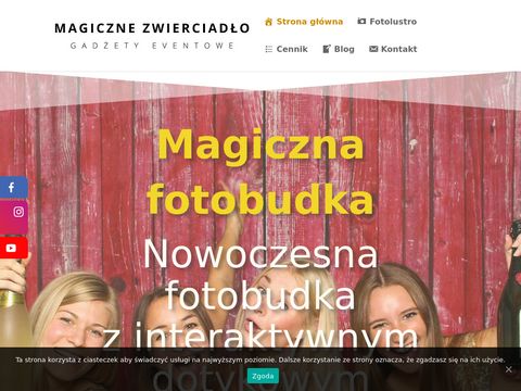 Magiczne-zwierciadlo.pl wynajem fotobudki