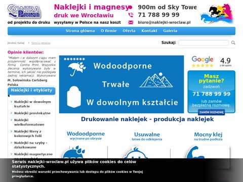 Naklejki-wroclaw.pl - Contra Print