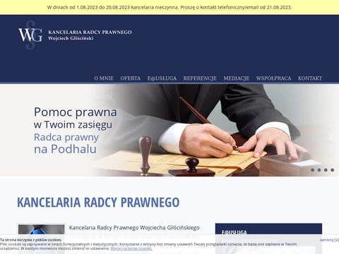 Kancelaria-gliscinski.pl - radca prawny Nowy Targ