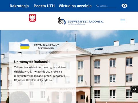 UniwersytetRadom.pl - uczelnia wyższa mazowieckie