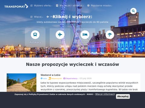 Transpomat.pl promocje lotnicze