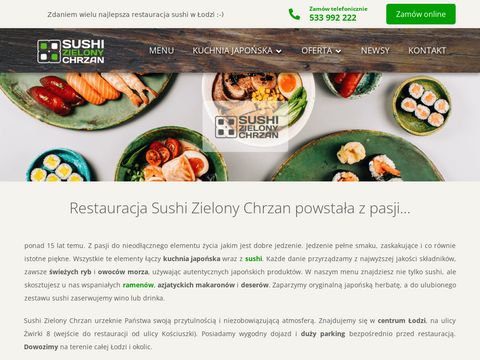 Zielonychrzan.pl - sushi ramen